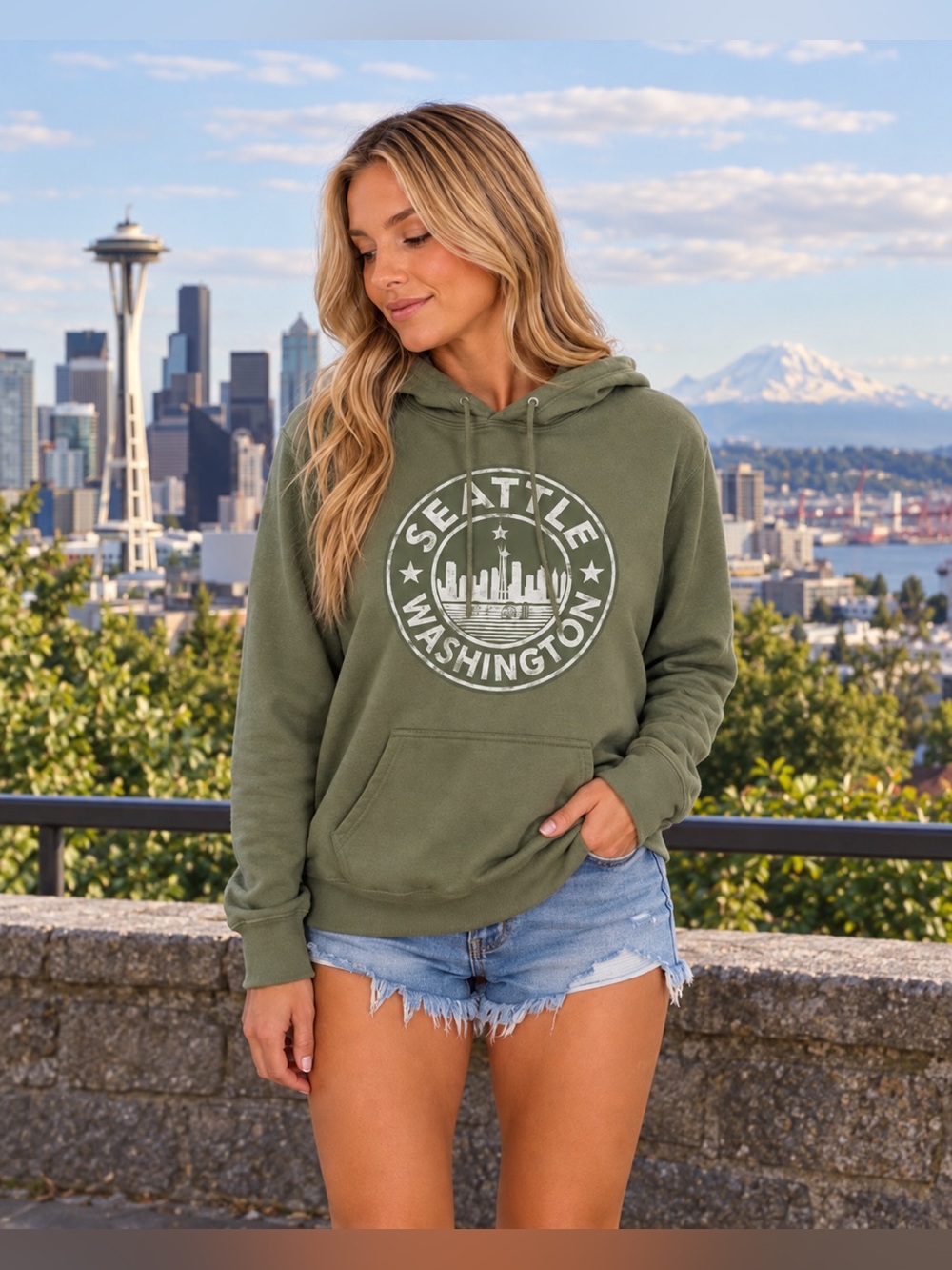 Seattle Washington Pullover Hoodie